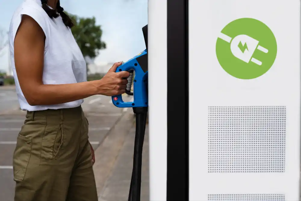 charging an electric car