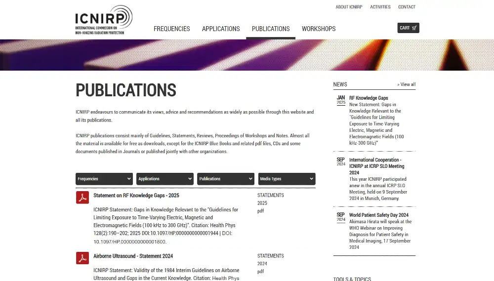 ICNIRP publications