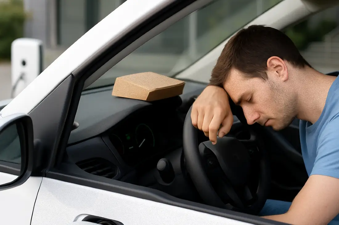 sleeping inside an EV