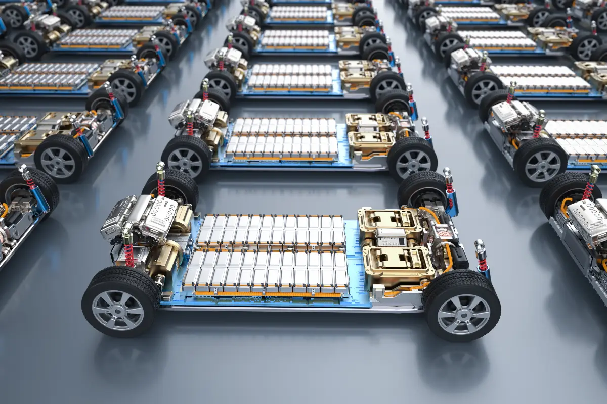 electric cars with battery cells