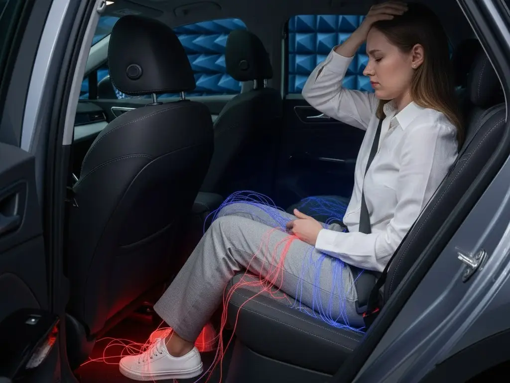 magnetic fields inside vehicle affecting passenger